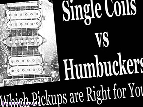 Single-cuộn so với Humbucker Guitar Pickup Âm thanh và sự khác biệt