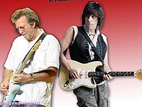 Stratocasters serije Fender Artist: Eric Clapton Vs.  Jeff Beck