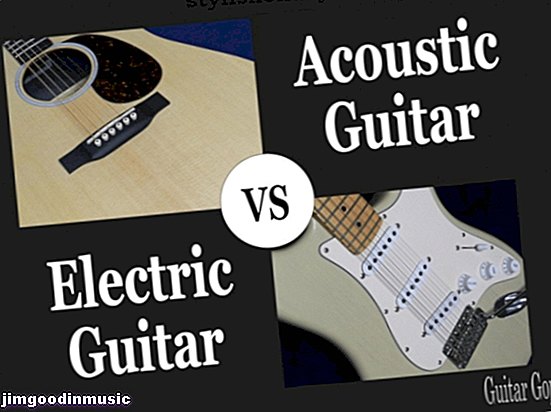 Difficulté, différence et son de la guitare acoustique contre la guitare électrique