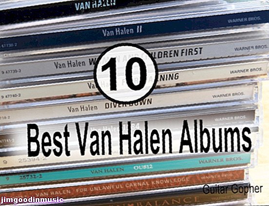 上位10のVan Halenアルバムのランク付け