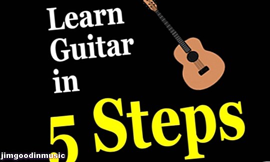 Hvordan lære deg selv gitar i 5 trinn