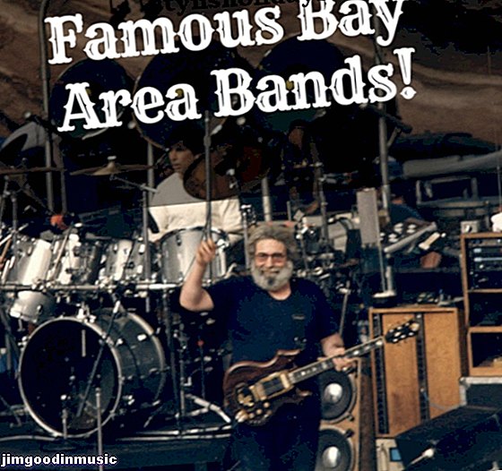 26 popularnych, znanych i wpływowych zespołów rockowych Bay Area