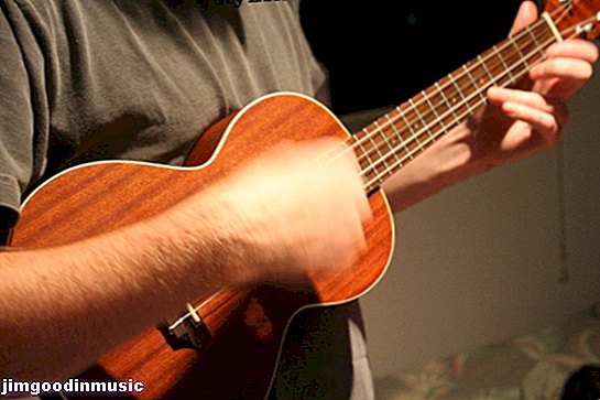 entretenimento - Dedilhado alternativo para acordes notórios difíceis de ukulele