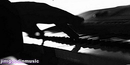 Improviser kule R & B-akkorder for piano