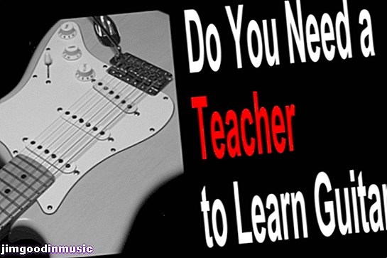 Tarvitsetko opettajan kitaran oppimiseen?