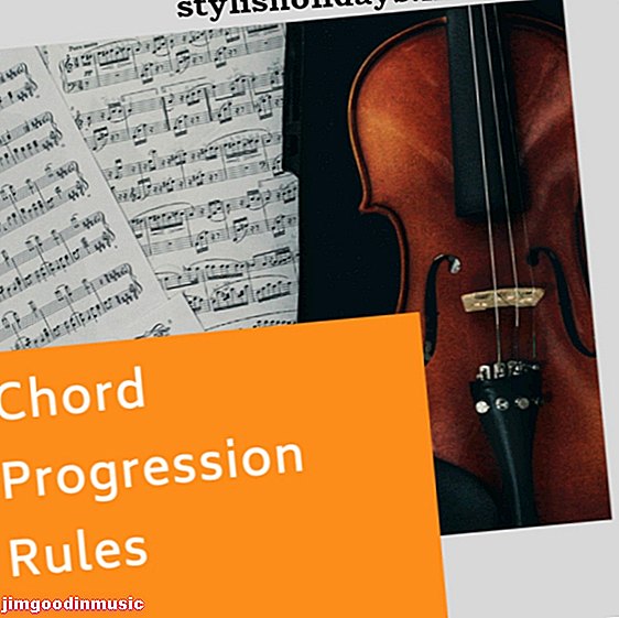 Ouça música através da harmonia - regras de progressão de acordes