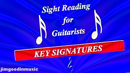 Musikläsning för gitarrister: nyckelsignaturer