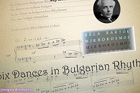 Béla Bartók의 Mikrokosmos : "불가리아 리듬의 춤