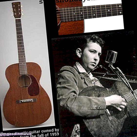 Bob Dylan a Martin Akustické kytary: Martin 00-17 a Martin 00-15