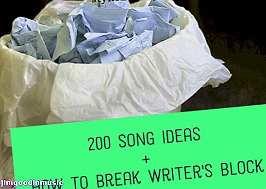 200 شيء لكتابة أغنية حول: أفكار الغنائي والإلهام