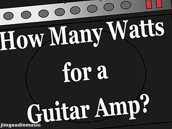 Mitu vatti on vaja hea kitarri võimendi jaoks?