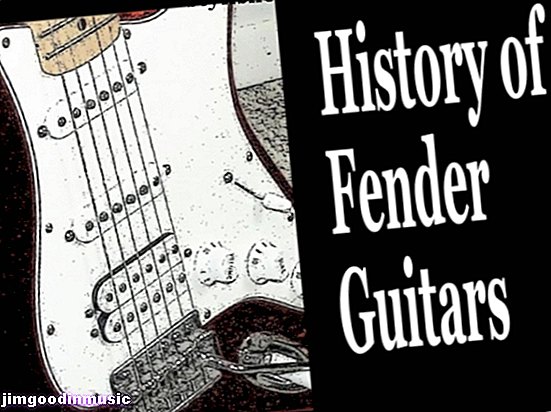 Stručná historie fenderových elektrických kytar