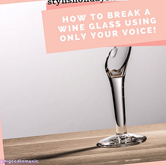 zábava - Ako váš hlas môže rozbiť poháre na víno