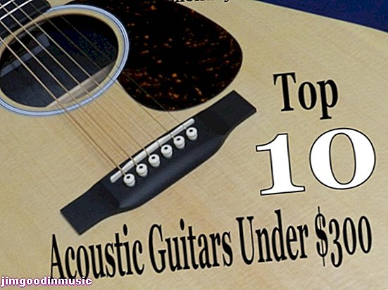 10 geriausių akustinių gitarų, mažiau nei 300 USD 2020 m
