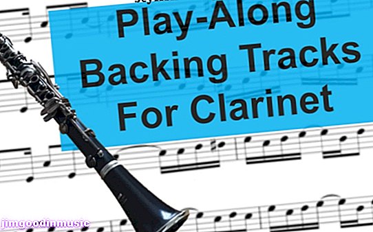 Roliga klarinett-backspår och spel-längs