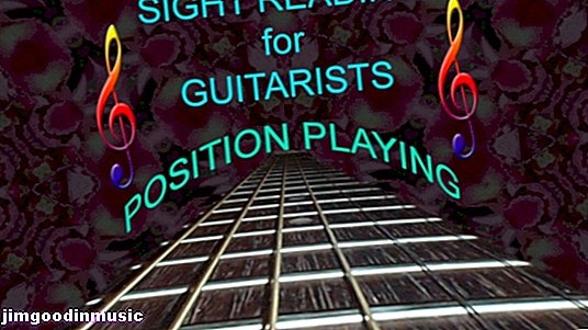 Lectura visual para guitarristas: tocar la posición del diapasón