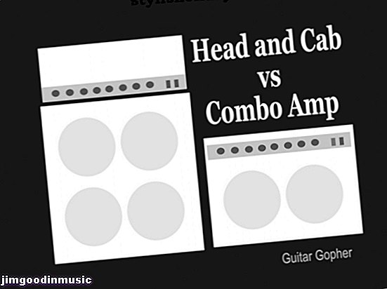 コンボアンプまたはヘッドとキャブ：ギターとベースの選択方法