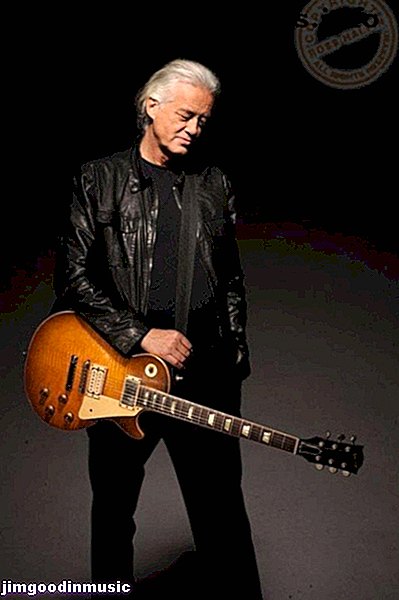 Jimmy Page ir jo „Gibson“ parašas „Les Paul Guitar“