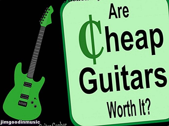 ¿Vale la pena comprar guitarras baratas para principiantes?