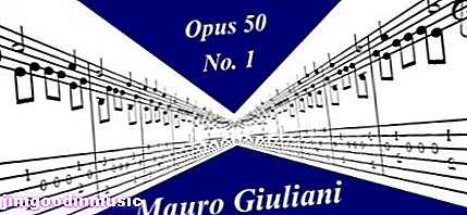 Guitarra clásica fácil: Giuliani Opus 50 No.1 en notación estándar y pestaña con audio