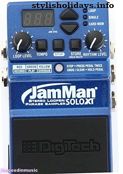„DigiTech JamMan Solo XT“ frazės imtuvo / „Looper“ pedalo apžvalga