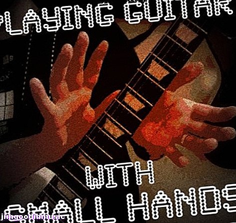 Kaheksa suurepärast näpunäidet kitarri mängimiseks väikeste kätega