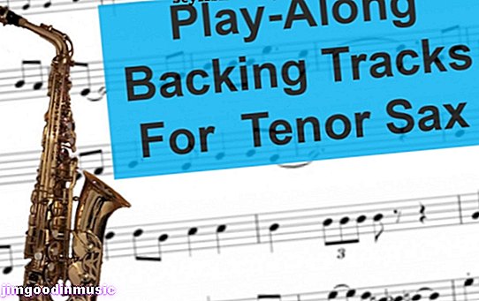 Säkerhetskopiering och spelprogram för tenorsaxofon