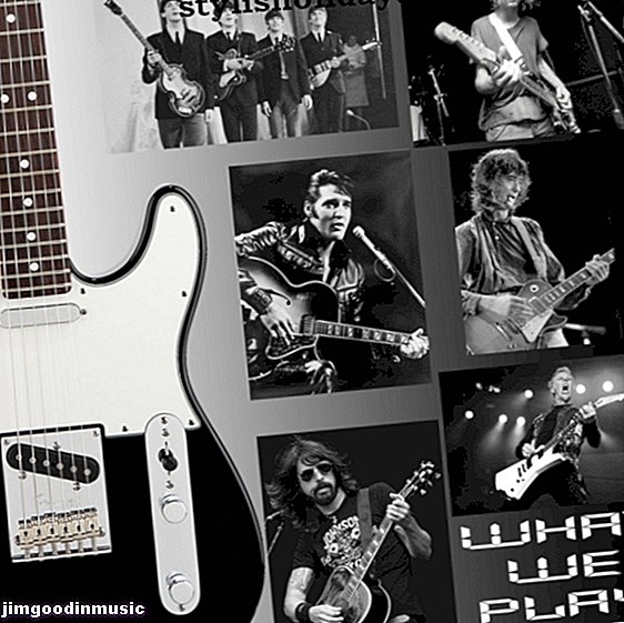 Thương hiệu Guitar được sử dụng bởi Rock and Roll Legends