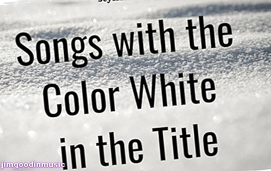 49 laulu pealkirjas värviga valge
