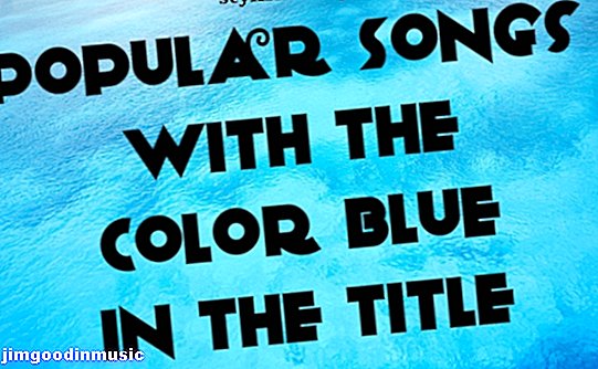 86 canciones populares con el color azul en el título