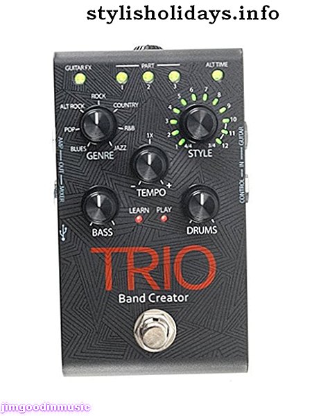 Produkto apžvalga: „Digitech TRIO“ elektrinės gitaros daugialypis efektas, juostų kūrėjas